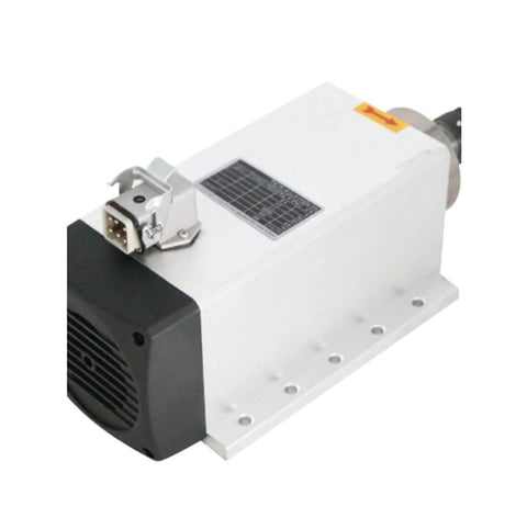 Air Cooled CNC Spindle Motor 1.5KW-5.5KW Four Bearings 380V ER20 Collet 18000 RPM pro grade metal body close-up