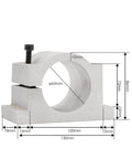 65mm bracket for Beefy 220V 1.5kW ER11 Air Cooled Spindle CNC Router Motor