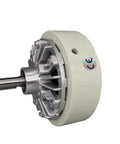 Industrial Shaft Type Magnetic Particle Brake PB-006 for beefed-up torque control in heavy machinery and test rigs, side view