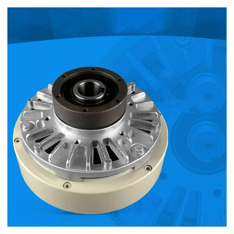 Magnetic Particle Clutch And Magnetic Powder Brake for winding machines, hollow shaft design, high torque and easy control.