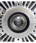 Front view of Low Current High Torque Magnetic Powder Clutch And Brake System For Slitting And Cutting Machines, hollow spindle design.