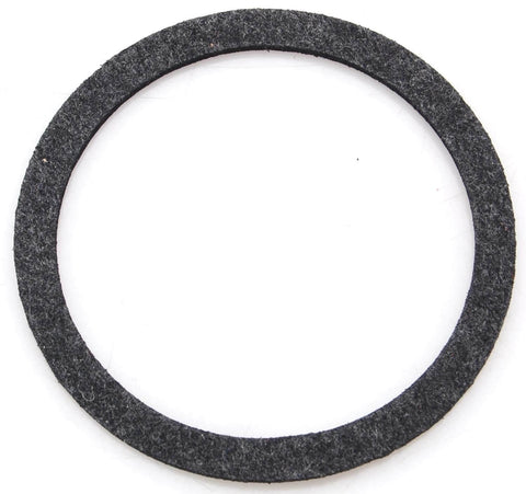 Close-up of a round black throttle body gasket from a Carburetor Rebuild Kit For Holley 4150 Models With Nonstick Metering Block Gaskets