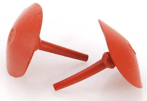 Red diaphragms from Carburetor Rebuild Kit For Holley 4150 Models With Nonstick Metering Block Gaskets And Fuel Bowl Gaskets
