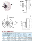 Technical diagram of Hollow Magnetic Powder Brake And Clutch For Tension Control In 24V Systems, showcasing dimensions and components.