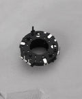 Two Pack Hollow Shaft Encoder EC25 SRGP200200 for car volume control, fits Cuisinart TOA65, black round component on grey surface.