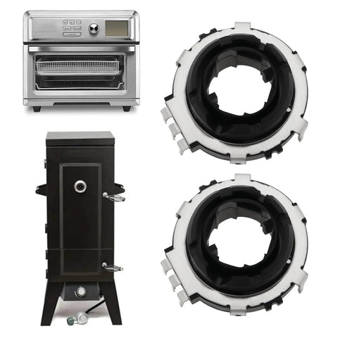 Two Pack Hollow Shaft Encoder EC25 SRGP200200 for car volume control and appliance rotary dial, fits Cuisinart TOA65 toaster.