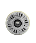 Front view of Hollow Shaft Magnetic Particle Brake For Tension Control FL50B1 5kg Winding Brake Controller with alloy body.