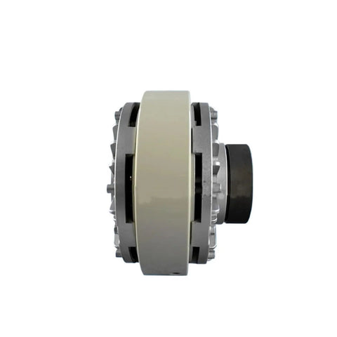Side view of Hollow Shaft Magnetic Particle Brake For Tension Control FL50B1 5kg, compact alloy body