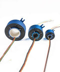 Hollow Slip Ring Rotary Connector For Signal And Power 2 4 6 12 Circuit 10A Rating With 50Mm Inner Hole And 113Mm Outer Diameter