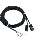 IR Break Beam Sensor With 5mm LEDs, Counting Module coiled with wires, Split Through Beam Photoelectric Sensor for 100cm Sensing Distance