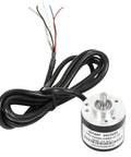 Pro-Grade Incremental Optical Rotary Encoder For Arduino 5-24V With 6mm Shaft Quadrature AB 2-Phase Output And NPN Open Collector