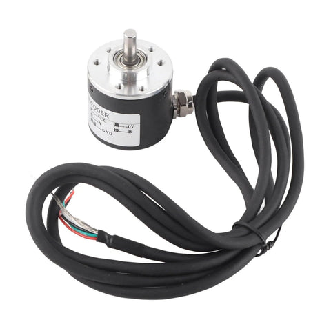 Pro-Grade 600P Incremental Rotary Encoder With AB Two-Phase Output For Precise Rotational Speed Measurement, 6mm Shaft