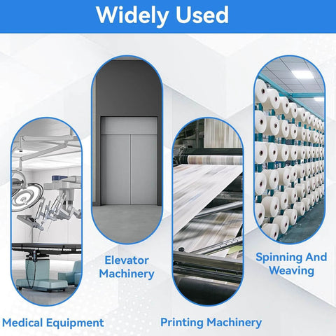 Application of Pro-Grade 600P Incremental Rotary Encoder in medical, elevator, printing, and spinning machinery industries.