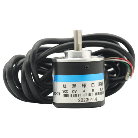 Incremental Rotary Encoder Pro Grade 600PPR AB Two Phase Output NPN Optical Encoder DC 5 To 24V, precision device with wires