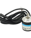 Product image showing Incremental Rotary Encoder Pro Grade 600PPR AB Two Phase Output NPN Optical Encoder DC 5 To 24V