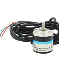 Incremental Rotary Encoder Pro Grade 600PPR AB Two Phase Output NPN Optical Encoder DC 5 To 24V with cables