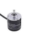 Incremental Rotary Encoder E6B2-CWZ6C 1000 P R 5-24V DC NPN Output, compact and lightweight sensor front view.