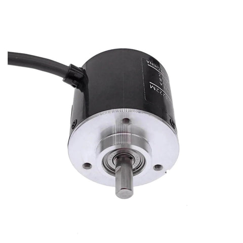 Incremental Rotary Encoder E6B2-CWZ6C 1000 P R 5-24V DC NPN Output, compact rugged lightweight sensor close-up view