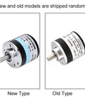 Incremental Rotary Encoder With AB Two Phase Output For Industrial Measurement And Control Systems side by side old and new models