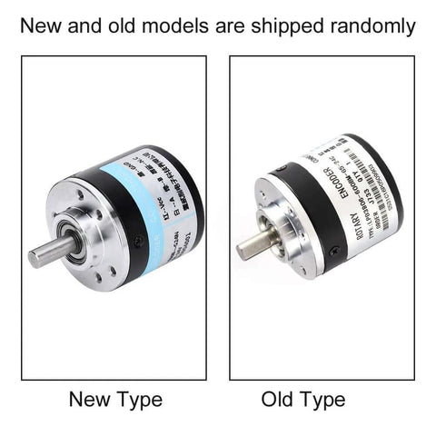 Incremental Rotary Encoder With AB Two Phase Output For Industrial Measurement And Control Systems side by side old and new models