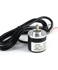 Incremental Rotary Encoder Module with 600 PPR Pulses, dual-phase, DC 5-24V, front view, used in smart control systems and machines