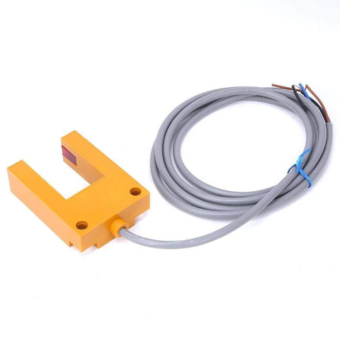 Inductive Photoelectric Switch For Pro Projects No-Nonsense NPN 3-Wire Output DC 10-30V U-Shaped Design with ABS housing