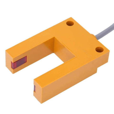 Inductive Photoelectric Switch For Pro Projects No-Nonsense NPN 3-Wire Output DC 10-30V U-Shaped Design with ABS Housing