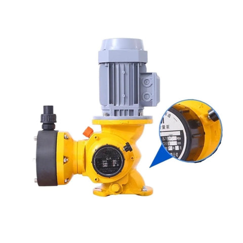 Pro Grade Heavy Duty Diaphragm Metering Pump For Precise Chemical Dosing 240 L Per Hour At 0.7 MPa with low pulsation, side view