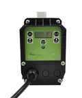 Front view of Heavy Duty Diaphragm Metering Pump 220V Electromagnetic Dosing Pump with digital display and manual control for industrial use.