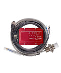High Precision Eddy Current Displacement Sensor ML33-A-12.5 with cables, stainless steel body, suited for industrial use