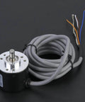 Incremental Encoder With Quick Response Internal ASIC System Wide Voltage 5 To 26 Volts 38 Millimeter Diameter 1024 PPR