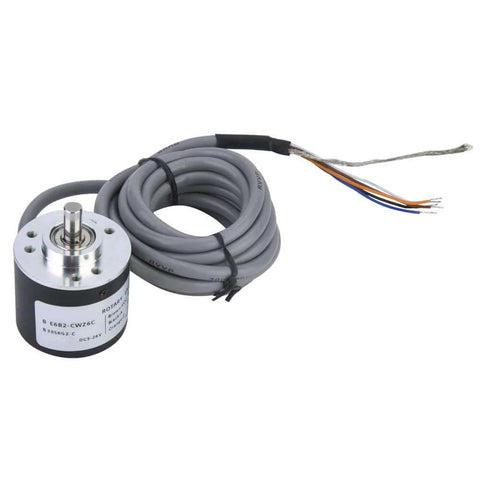 Incremental Encoder With Quick Response Internal ASIC System Wide Voltage 5 To 26 Volts 38mm Diameter 1024 PPR with cable