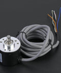 Incremental Rotary Encoder 300P R Pro Grade 5 To 26V DC 38mm Diameter NPN Open Collector ABZ Three Phase Encoder with 2 Meter Cable