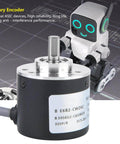 Incremental Rotary Encoder 300P R Pro Grade 5 To 26V DC 38mm Diameter NPN Open Collector ABZ Three Phase Encoder with robot