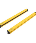 Two yellow aluminum light curtain sensor switches, Heavy Duty Pro Grade Light Curtain Sensor Switch 24V DC NPN NC With Infrared Photoelectric Safety