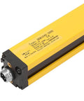 Heavy Duty Pro Grade Light Curtain Sensor Switch 24V DC NPN NC with aluminum housing and connector, shown in close-up view