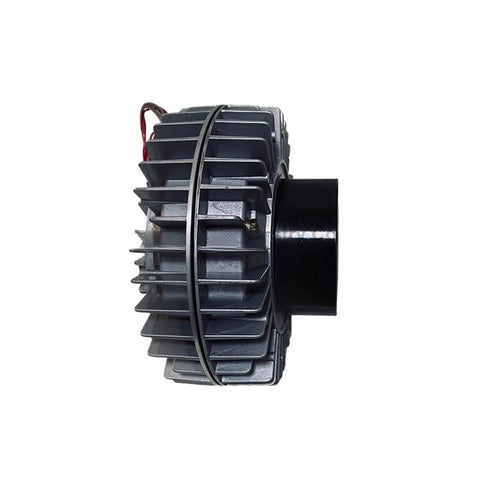 Side view of Air Shaft Magnetic Particle Brake Clutch YS-1.2A1, high efficiency, durable construction, 12 Nm torque industrial device.