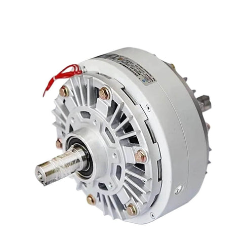 Magnetic Particle Brake Clutch for Single and Dual Axis Tension Control with Hollow Shaft, High Precision, 50 Nm Torque
