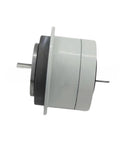 Side view of Heavy Duty Biaxial Magnetic Particle Brake with 0.5 to 5 Nm torque range, durable construction for industrial equipment.
