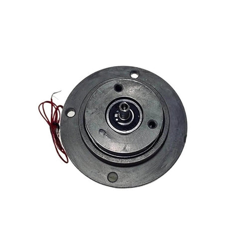 Front view of Heavy Duty Biaxial Magnetic Particle Brake with 0.5 To 5 Nm Torque Range for Industrial Equipment, durable construction.
