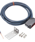 Industrial Grade Workhorse Diffuse Reflection Photoelectric Sensor 12 To 24 V DC With PNP NO NC Output and mounting bracket