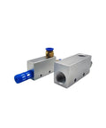 Powerful Vacuum Generator With High Negative Venturi Air Exhaust Ejectors for pneumatic pressure controlled valves, side view