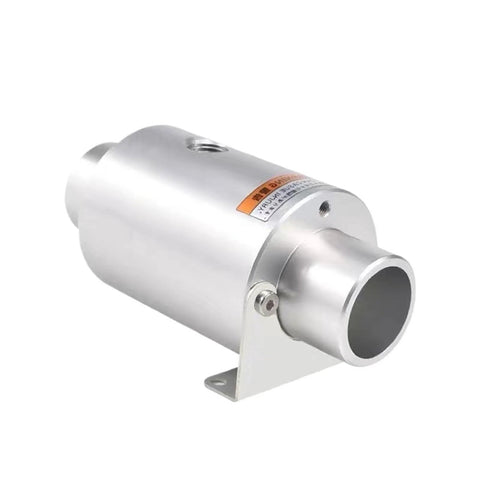 Large Flow Pneumatic Feeding Suction Vacuum Generator for Industrial Use with ZH10 X185 Compatibility, side view