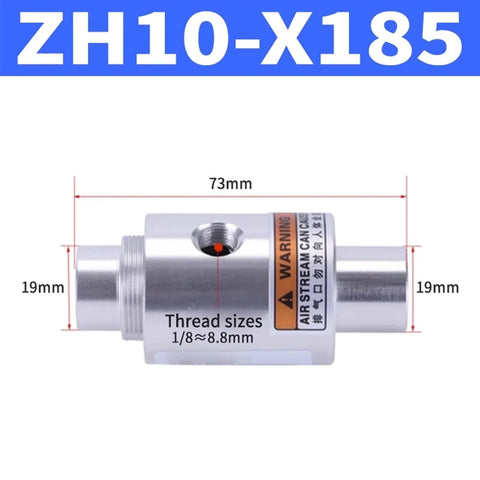 Large Flow Pneumatic Feeding Suction Vacuum Generator For Industrial Use Pro Grade Air Powered Vacuum Source ZH10 X185