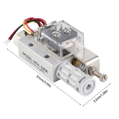 SCV 10CK Pneumatic Vacuum Ejector Generator with PR1/4 female thread for industrial automation and electronics front view