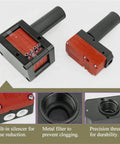 Vacuum Generator Ejector For Pneumatic Negative Pressure Systems, Pro Grade, with noise silencer and metal filter features.