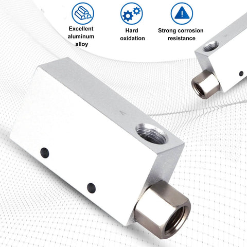 Industrial Vacuum Generator With Pneumatic Exhaust Air Ejector Fitting Aluminum Alloy High Flow Valve For Automation Heavy Duty Durable