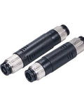 Industrial Vacuum Generator With Pneumatic Accessories VUH05-44A And VUH07-66A components, silver and black connectors