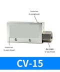Vacuum Generator With Negative Pressure Control Valve And Suction Cup System For Industrial Automation, Air Ejector CV-15HS.
