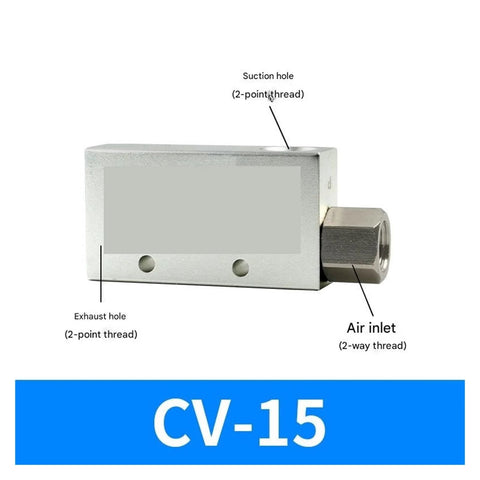 Vacuum Generator With Negative Pressure Control Valve And Suction Cup System For Industrial Automation, Air Ejector CV-15HS.
